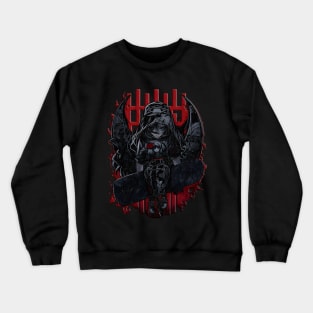 Sad Metal Girl Anime Crewneck Sweatshirt